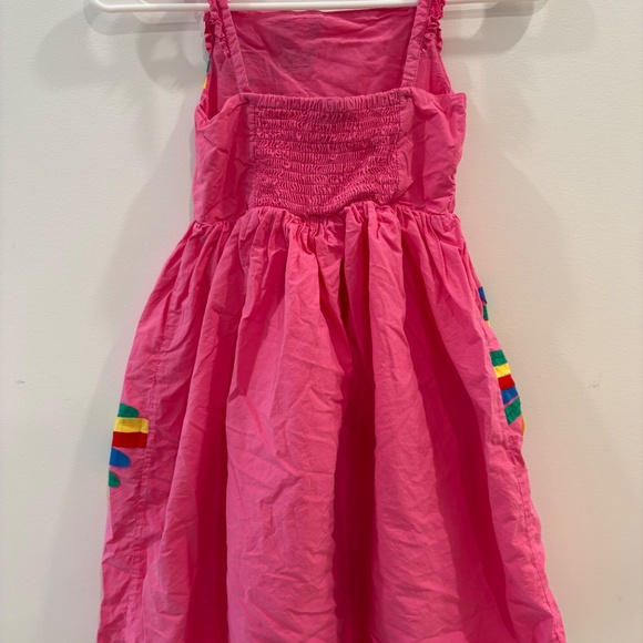 Mini Boden - Annalisa Pink Bird Appliqué Dress, Size 7-8 - Picture 5 of 5